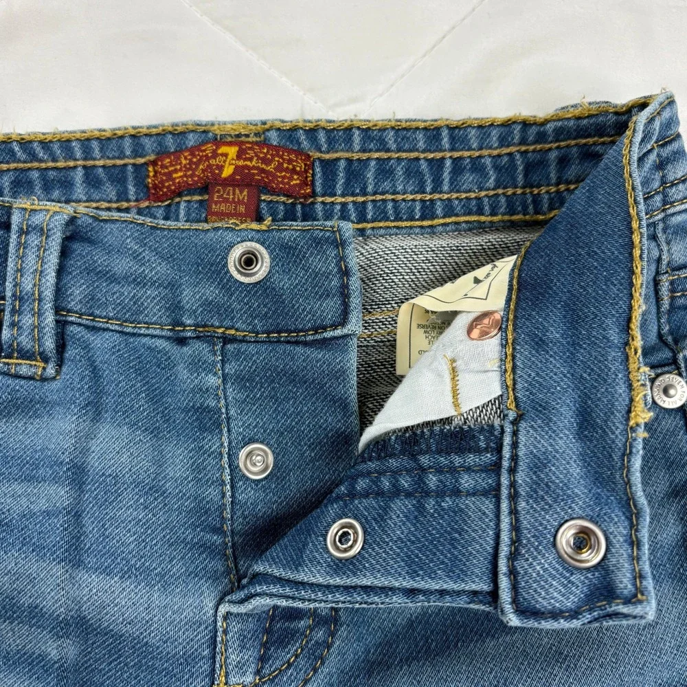 7 For All Mankind Toddler Jeans 24M Stretch Blue‎ Denim